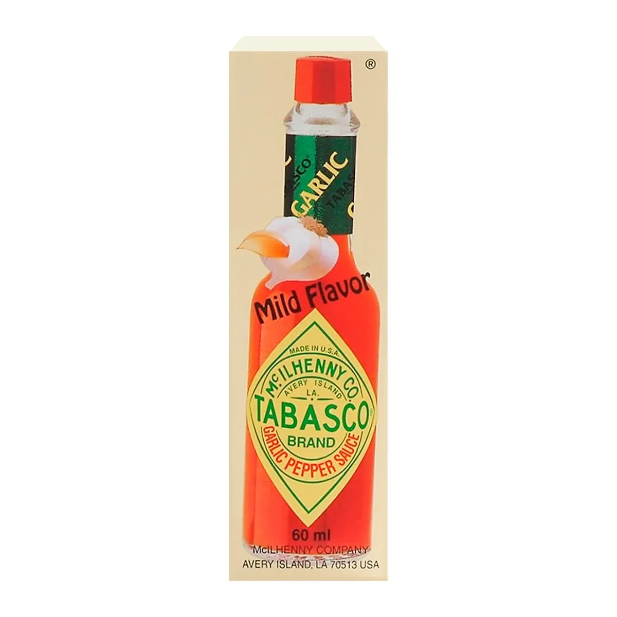 TABASCO BRAND GARLIC PEPPER SAUCE 60ml